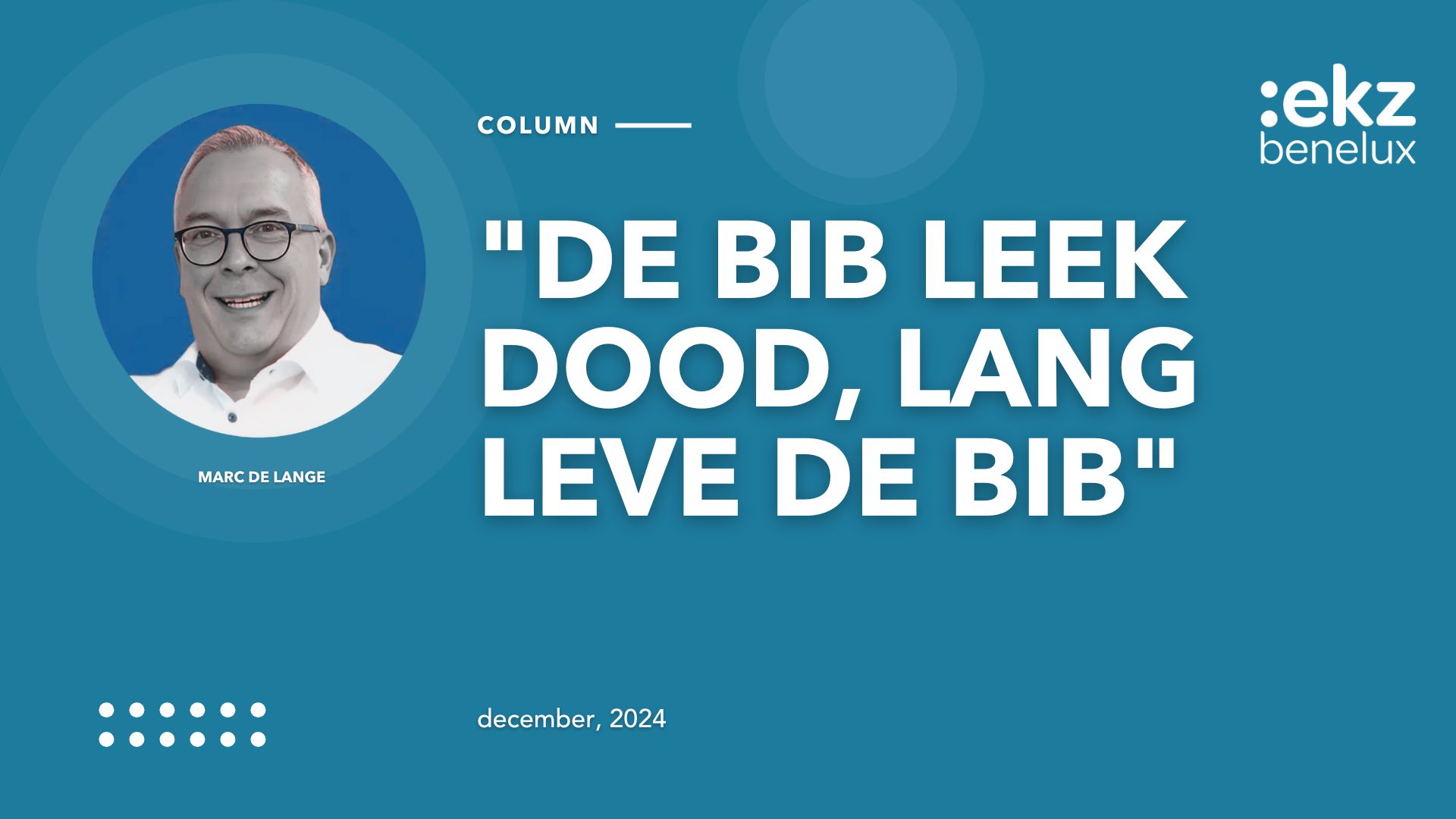 Column Marc de Lange